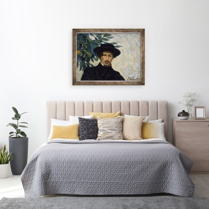 Tablou inramat - Umberto Boccioni - Autoportret I, 70 x 90 cm - Img 3
