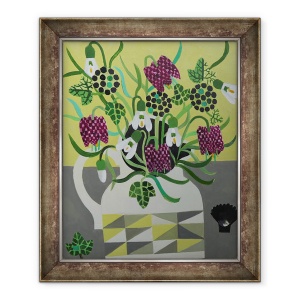 Tablou inramat - Vanessa Bowman - serpi Cap Fritilliaries in Ulcior Geometric, 50 x 60 cm