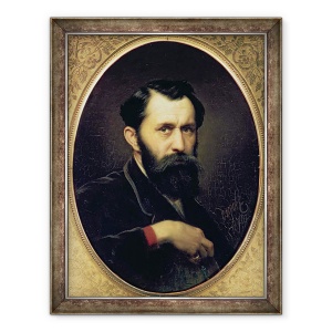 Tablou inramat - Vasili Grigorevich Perov - Autoportret, 70 x 90 cm