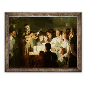 Tablou inramat - Victor Gabriel Gilbert - Vanzatorul melodiei, 60 x 80 cm