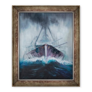 Tablou inramat - Vincent Alexander Booth - Battlecruiser Derfflinger 1918, 2016, 50 x 60 cm