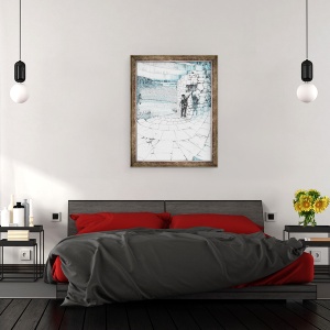 Tablou inramat - Vincent Alexander Booth - page39, Castelul din padurea Findhorn, 2006, 60 x 80 cm - Img 3