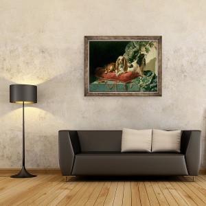 Tablou inramat - Vincent de Vos - Regele Carol Spaniolii, 70 x 90 cm - Img 2