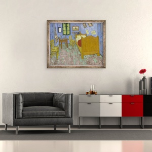 Tablou inramat - Vincent van Gogh - Dormitorul II, 50 x 60 cm - Img 2