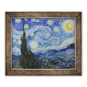 Tablou inramat - Vincent van Gogh - Noaptea instelata II, 70 x 85 cm