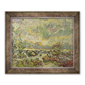 Tablou inramat - Vincent van Gogh - Peisaj toamna, 50 x 60 cm