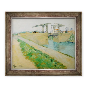 Tablou inramat - Vincent van Gogh - Podul Langlois, 50 x 60 cm