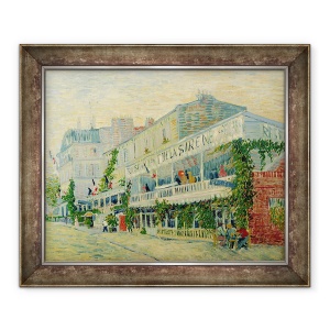 Tablou inramat - Vincent van Gogh - Restaurant de la Sirene la Asnieres, 70 x 85 cm