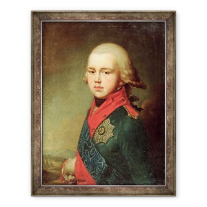 Tablou inramat - Vladimir Lukich Borovikovsky - Portretul Marelui Duce Konstantin Pavlovici 1779-1831 1795, 70 x 90 cm