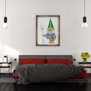 Tablou inramat - Wayne Anderson - O furculita buna, 60 x 80 cm - Img 3