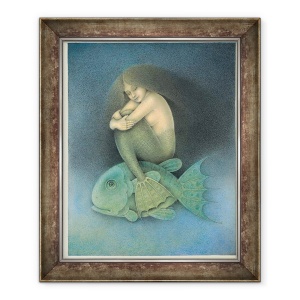 Tablou inramat - Wayne Anderson - Omermaid, 50 x 60 cm
