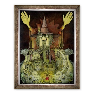 Tablou inramat - Wayne Anderson - Zodiac Magician, 60 x 80 cm