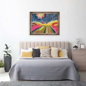 Tablou inramat - Wilhelm Morgner - Calea, 60 x 80 cm - Img 3