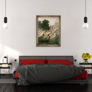 Tablou inramat - William-Adolphe Bouguereau - Oread-urile, 60 x 80 cm - Img 3