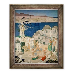 Tablou inramat - William Orpen - Sfantul Fantana, 50 x 60 cm