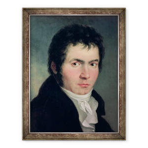 Tablou inramat - Willibrord Joseph Mahler - Ludwig van Beethoven 1770-1827, 70 x 90 cm