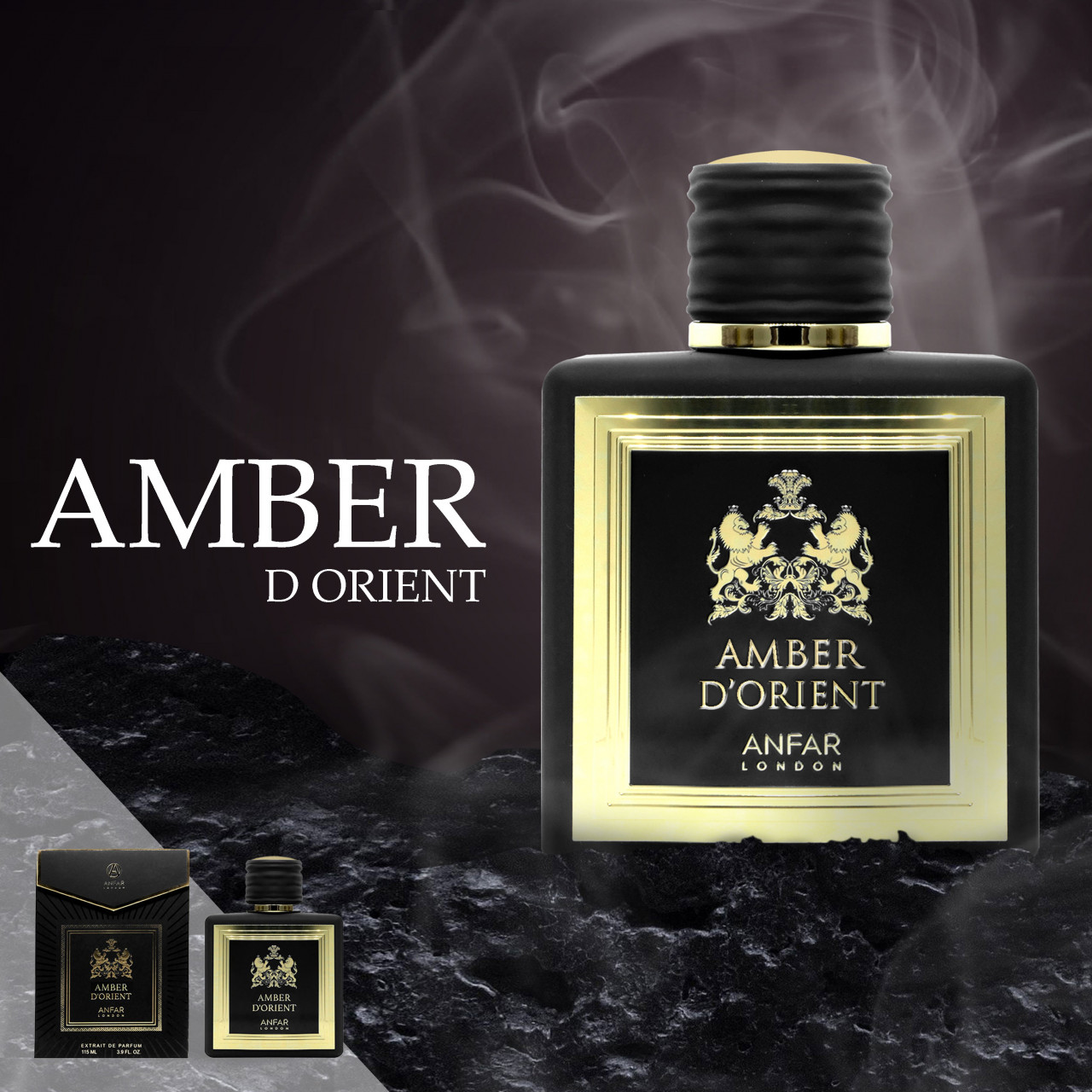 AMBER D\'ORIENT by ANFAR LONDON, extract de parfum, barbati, 115ML - 2 | YEO