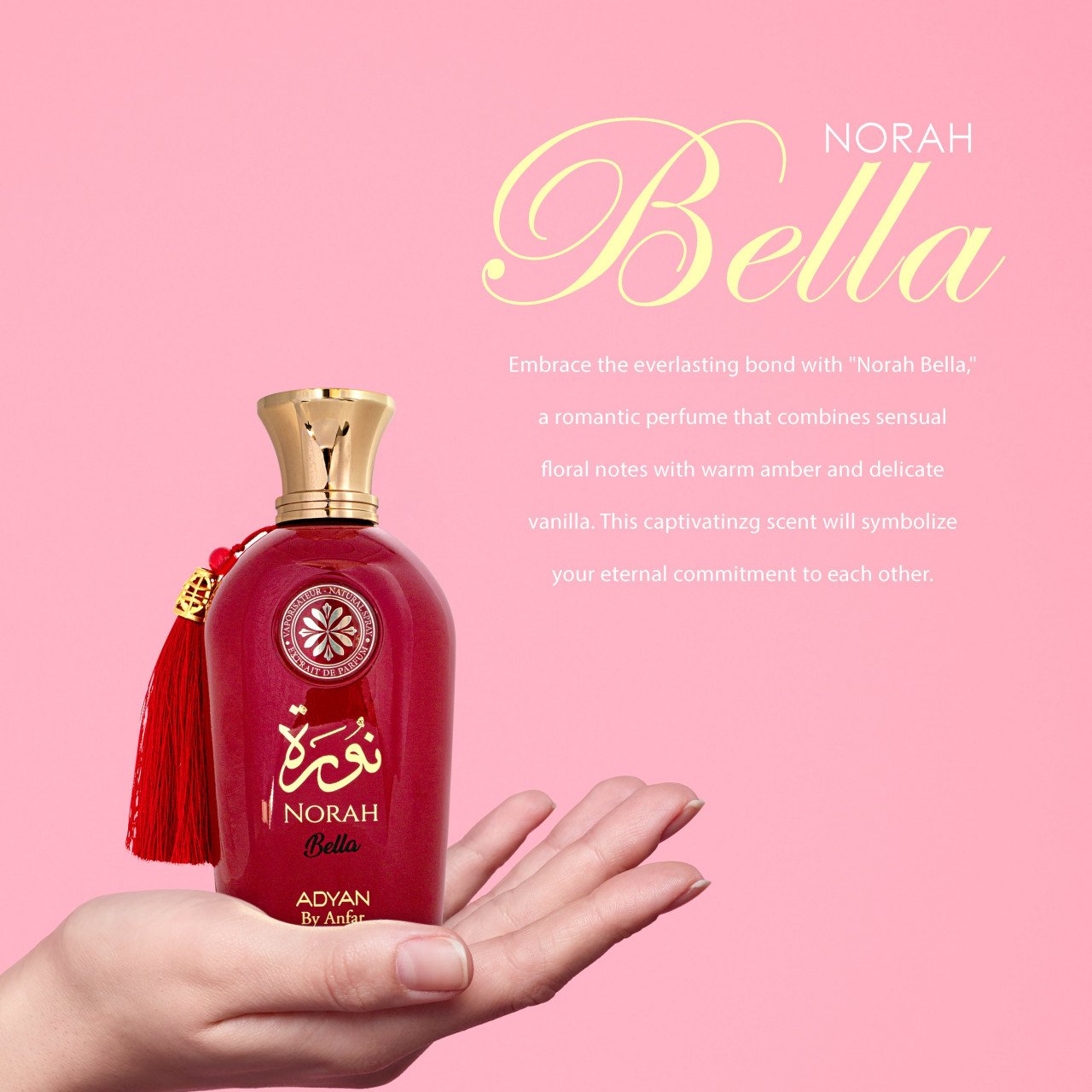 Apă de parfum Adyan, Norah BELLA, femei, 100ml - 2 | YEO