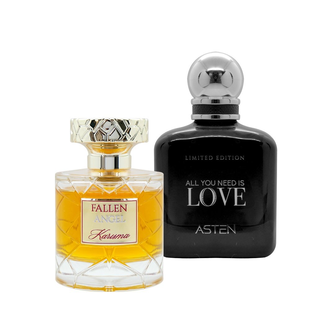 Pachet 2 parfumuri, Fallen Angel si All you need is love by Asten, 100ml