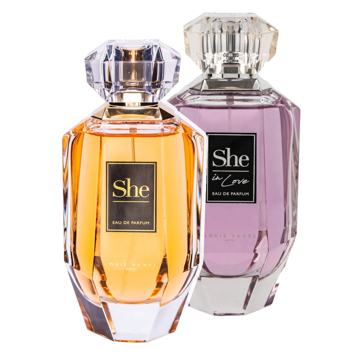 Pachet 2 parfumuri, Louis Varel She 100 ml si Louis Varel She In Love 100 ml