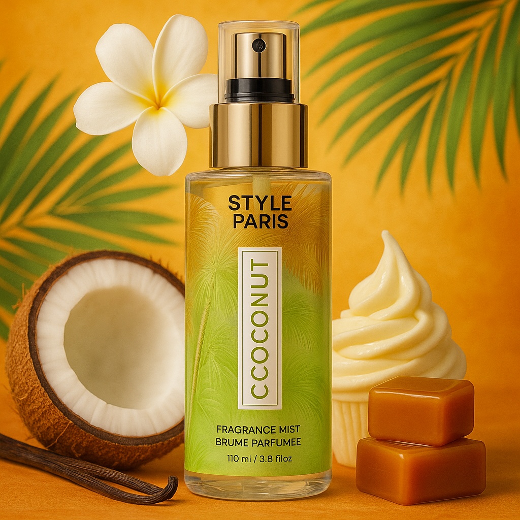 Spray de corp Coconut Life - Style Paris, 100 ml