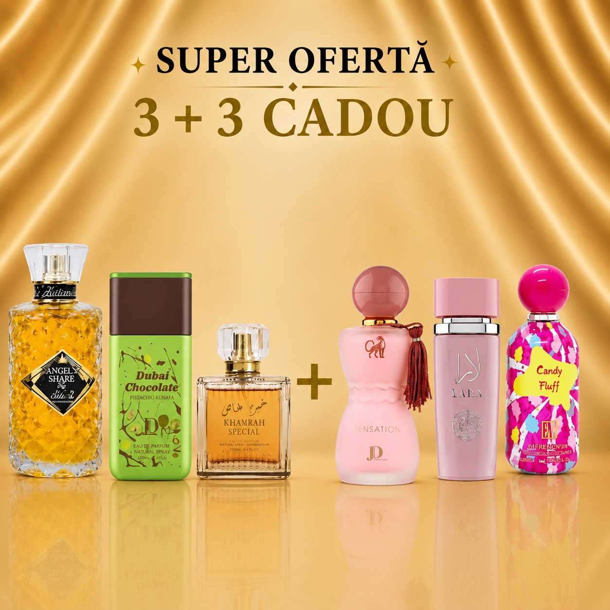 Sweet Dubai Collection 3+3 Parfumuri Cadou