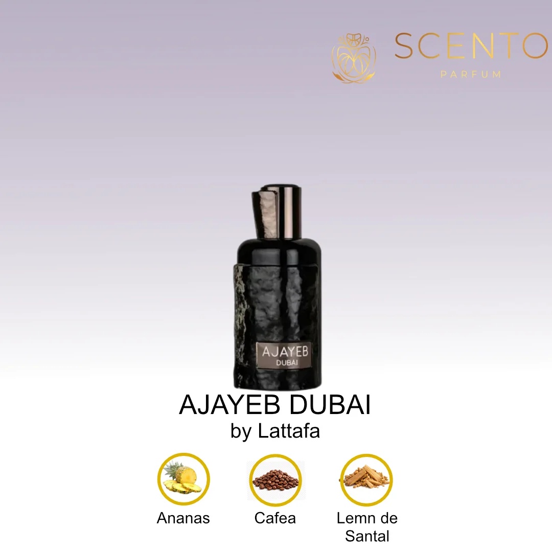 Apa de Parfum Lattafa Ajayeb Dubai, Unisex, 100 ml - Original Dubai