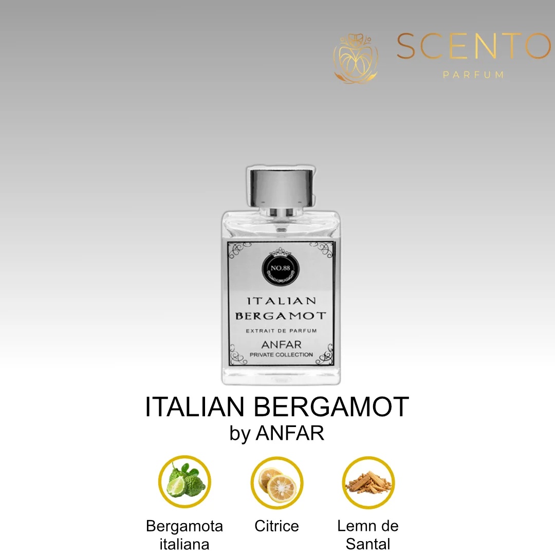 ITALIAN BERGAMOT by ANFAR, extract de parfum, barbati, 50ML