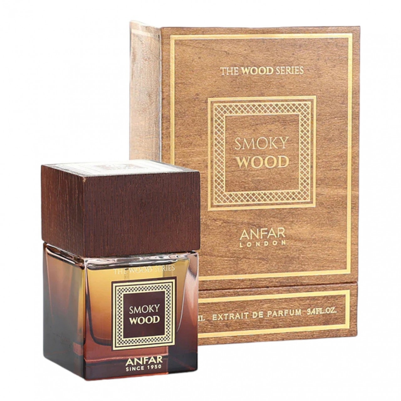 Mostră 3 ml SMOKY WOOD by ANFAR LONDON, extract de parfum, barbati, 3ml - 3 | YEO