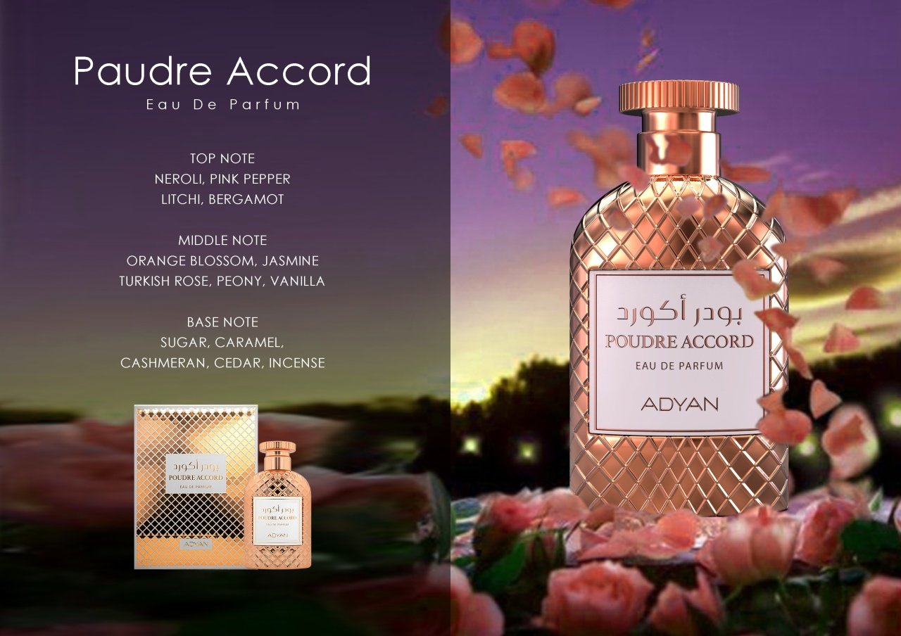 Pachet 2 produse, Lattafa Fakhar Woman si Poudre Accord by Adyan, 100 ml - 1 | YEO