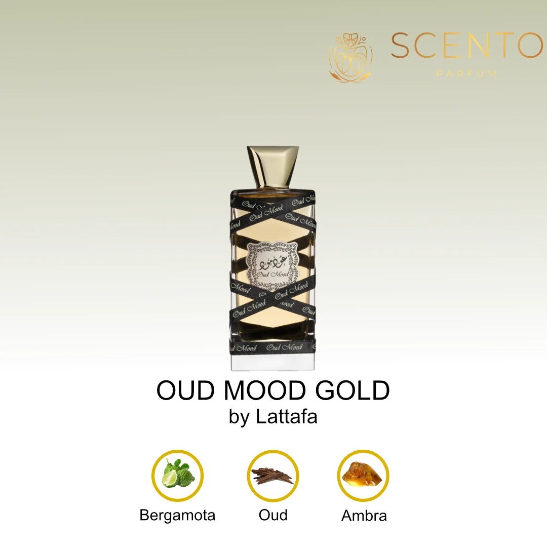 Parfum arabesc Oud Mood Gold, Lattafa, 100ml apa de parfum, femei