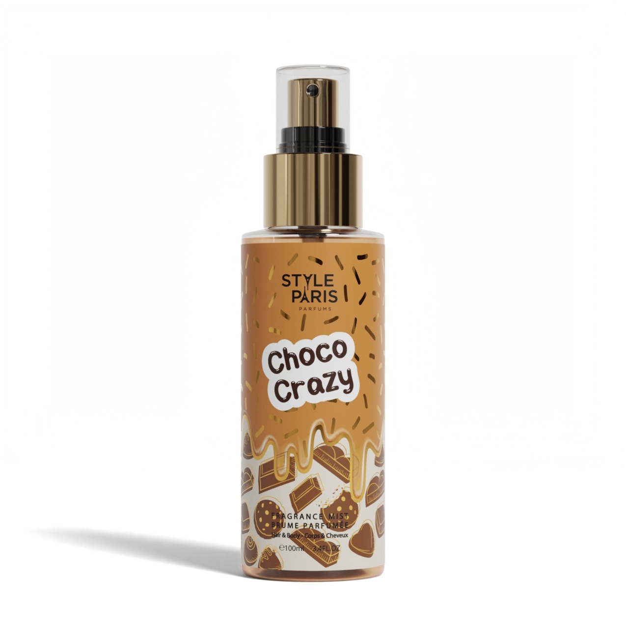 Spray de corp Choco Crazy - Style Paris, 100 ml - 2 | YEO