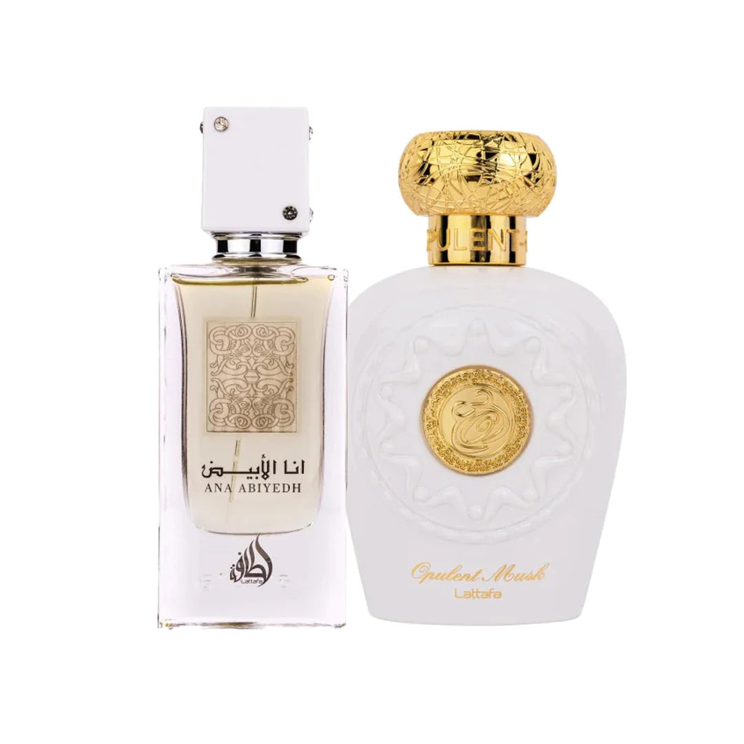 Pachet 2 parfumuri, Ana Abiyedh White 60 ml si Opulent Musk 100 ml