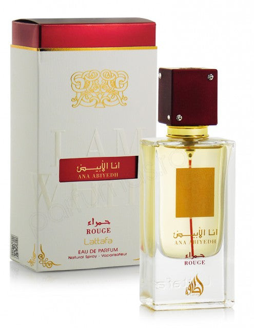 Parfum Ana Abiyedh Rouge, Lattafa, apa de parfum 60 ml, femei - Original Dubai - imagine 5