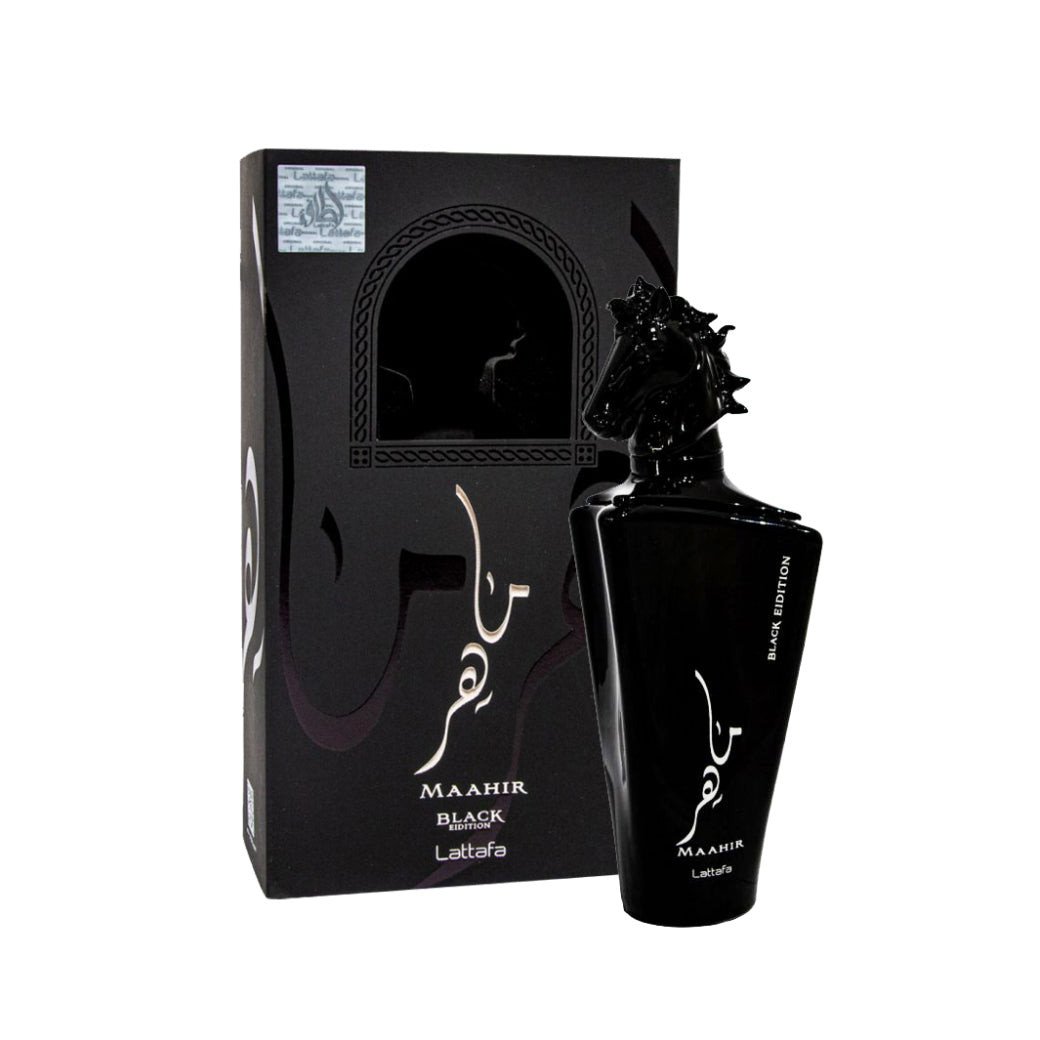 Parfum arabesc Maahir Black Edition, Lattafa, apa de parfum 100 ml, barbat - 2 | YEO