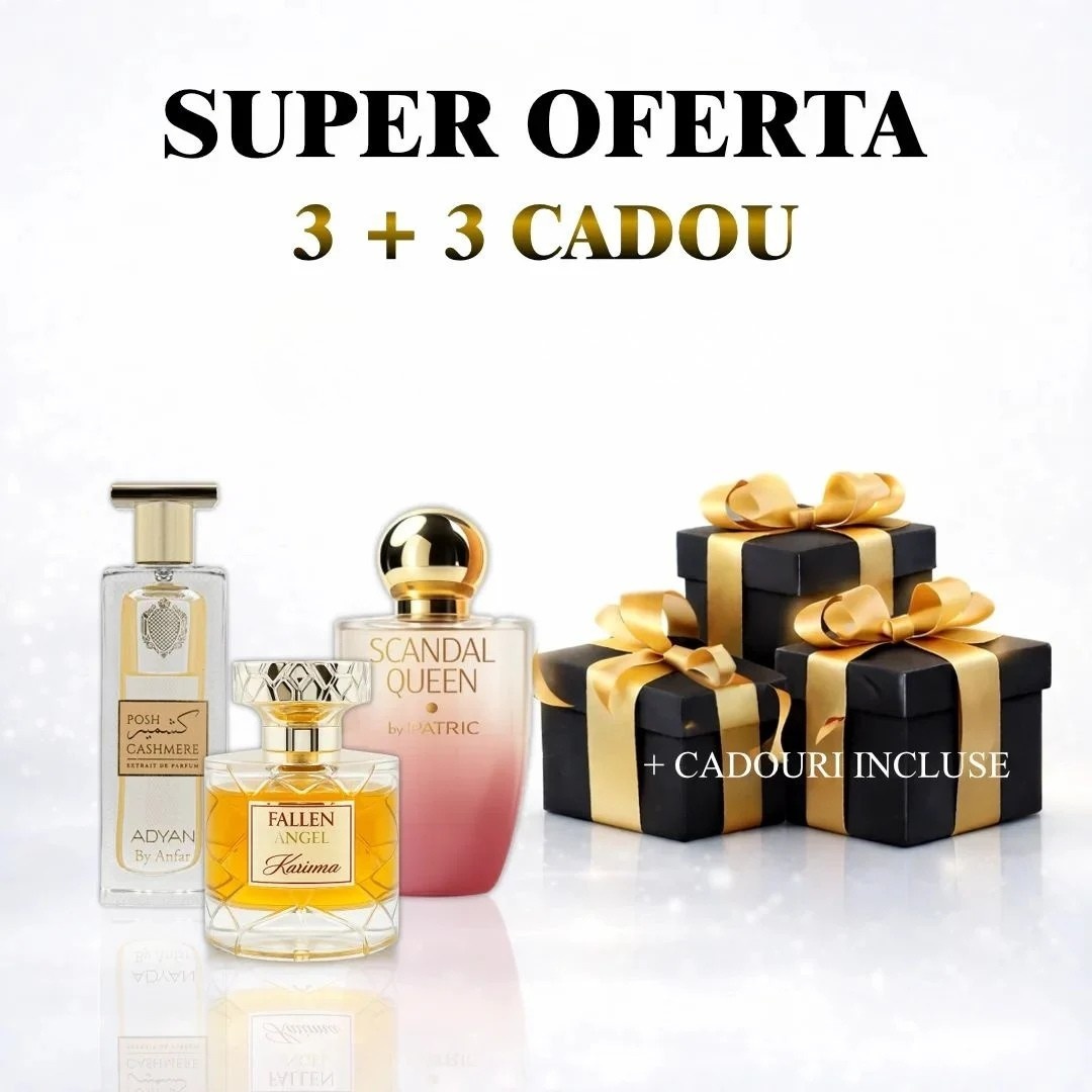 Posh Cashmere + Fallen Angel + Scandal Queen + 3 parfumuri cadou