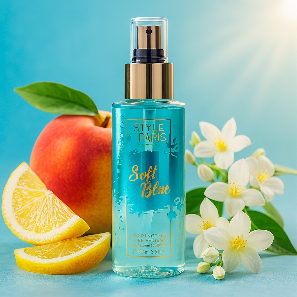 Spray de corp Soft Blue - Style Paris, 100 ml