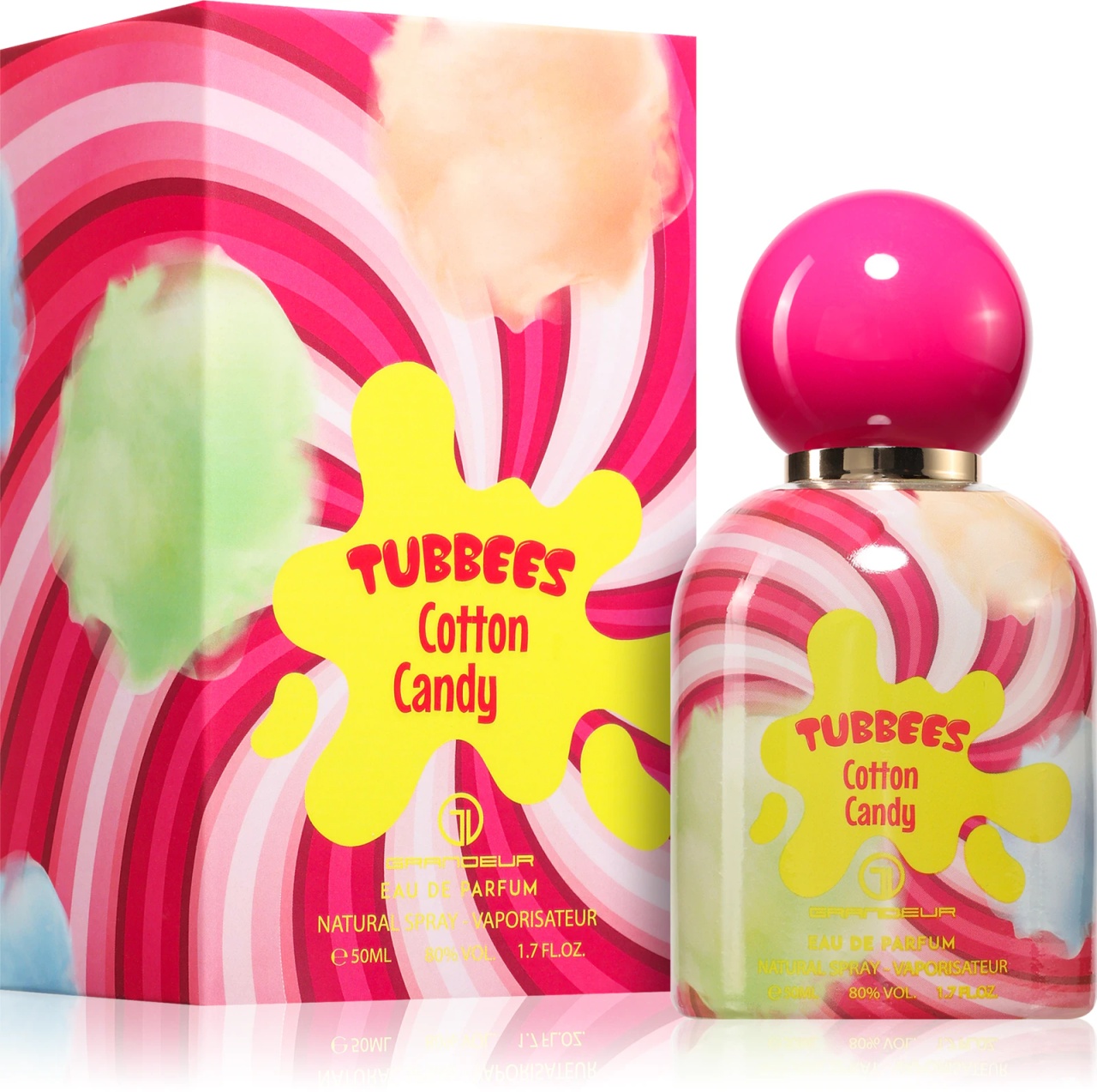 Tubbees Cotton Candy, apa de parfum, dama, 50ml - imagine 2