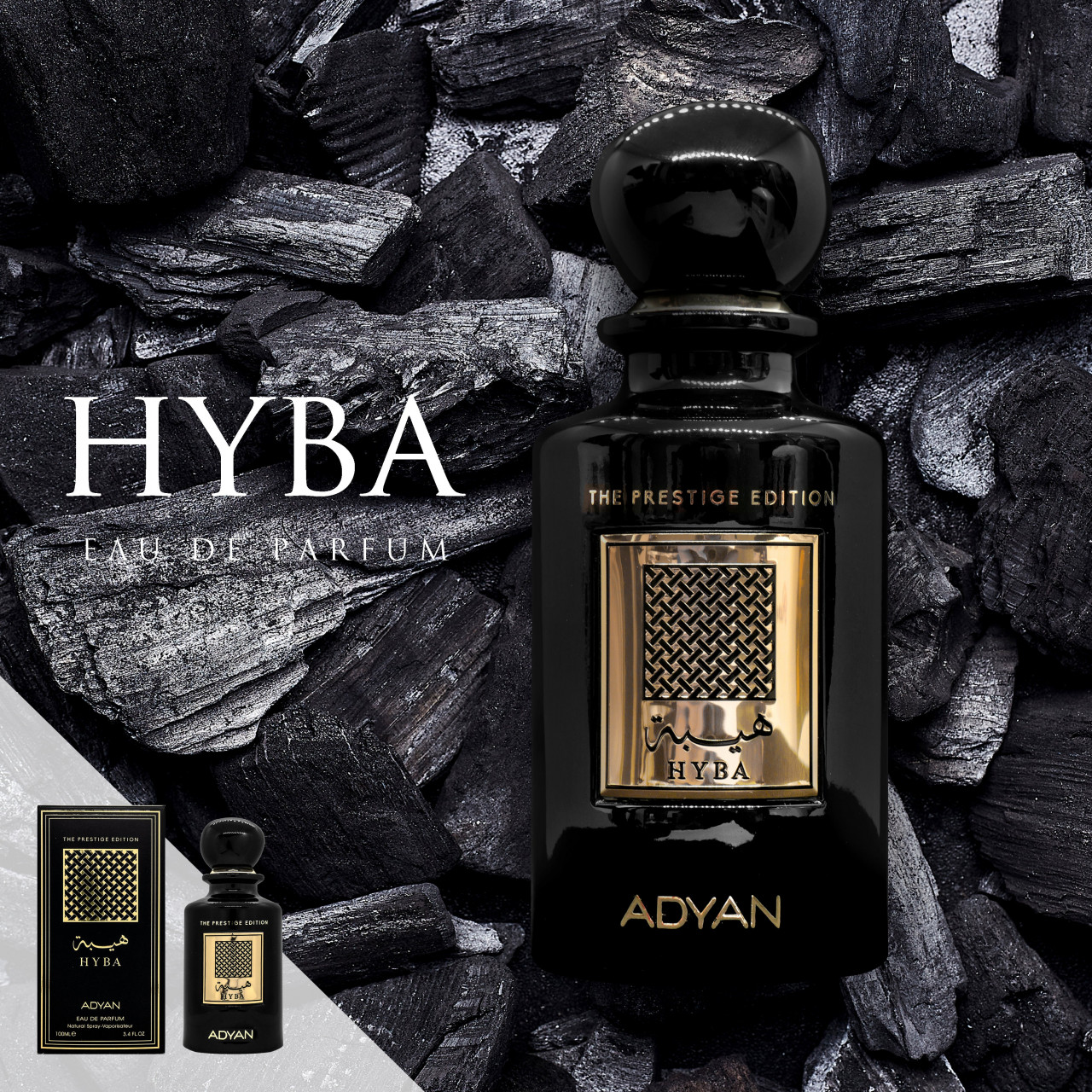 Apă de parfum Adyan, HYBA, femei, 100ml - 1 | YEO