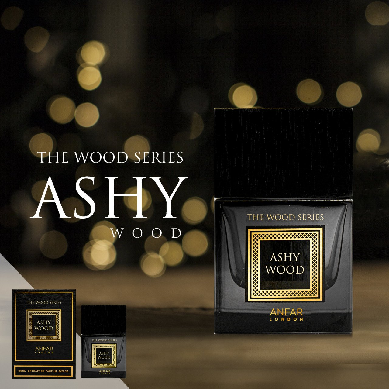 ASHY WOOD by ANFAR LONDON, extract de parfum, barbati, 100ML - 3 | YEO