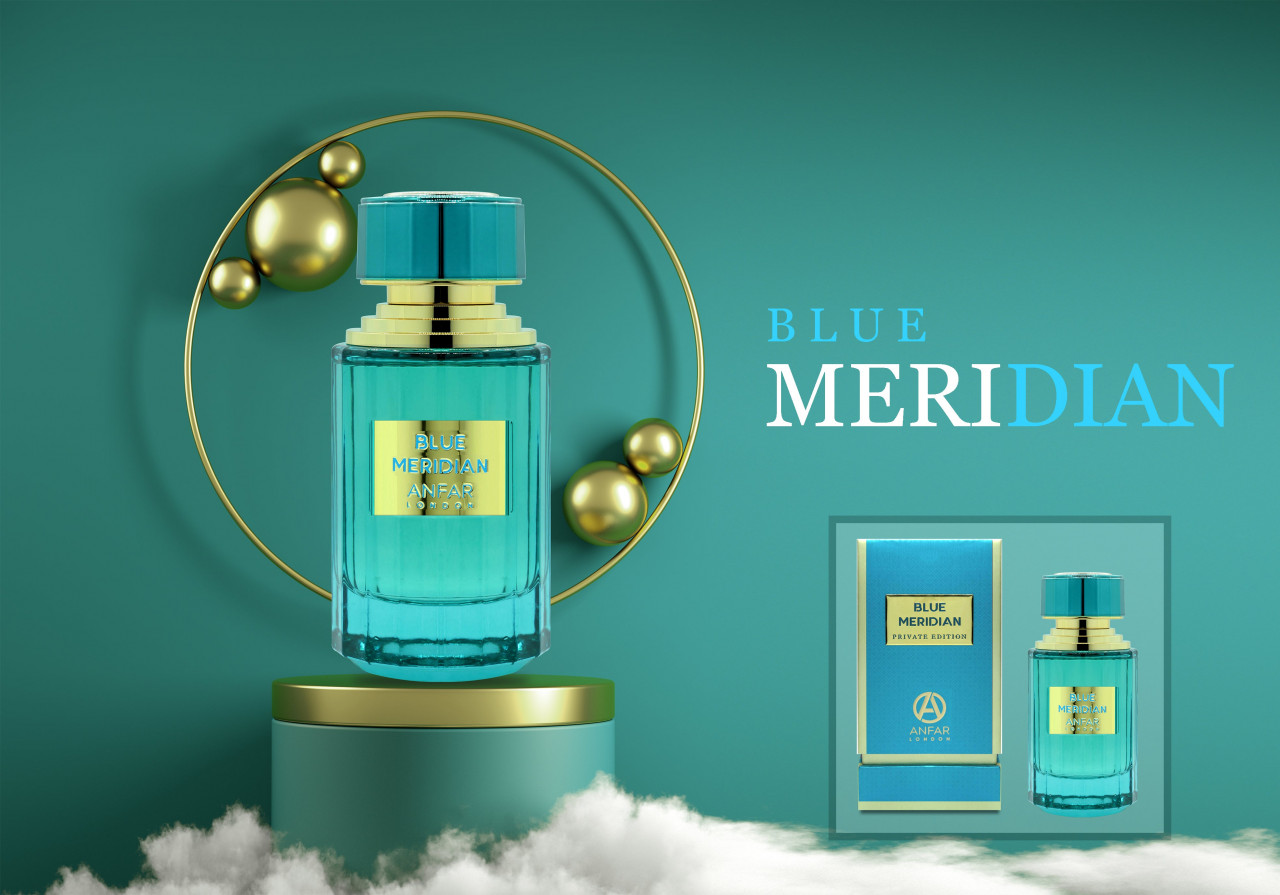BLUE MERIDIAN by ANFAR LONDON, apa de parfum, femei, 100ML - Original Dubai - imagine 3