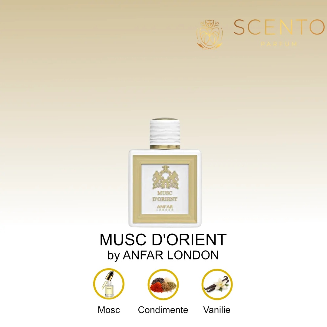 MUSC D'ORIENT by ANFAR LONDON, extract de parfum, barbati, 115ML