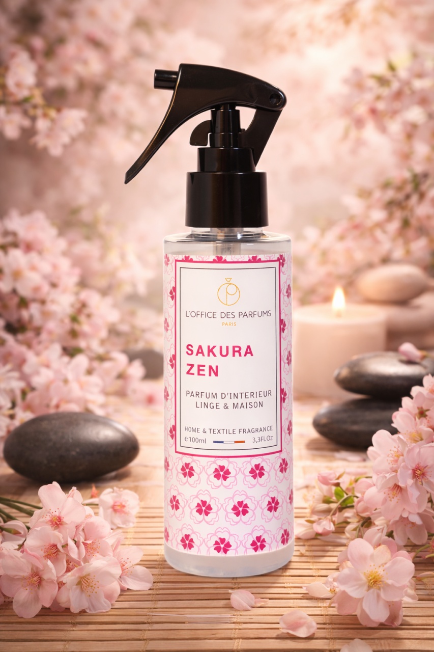 Spray de camera, L'Office des Parfums, SAKURA ZEN, 100 ml - imagine 2