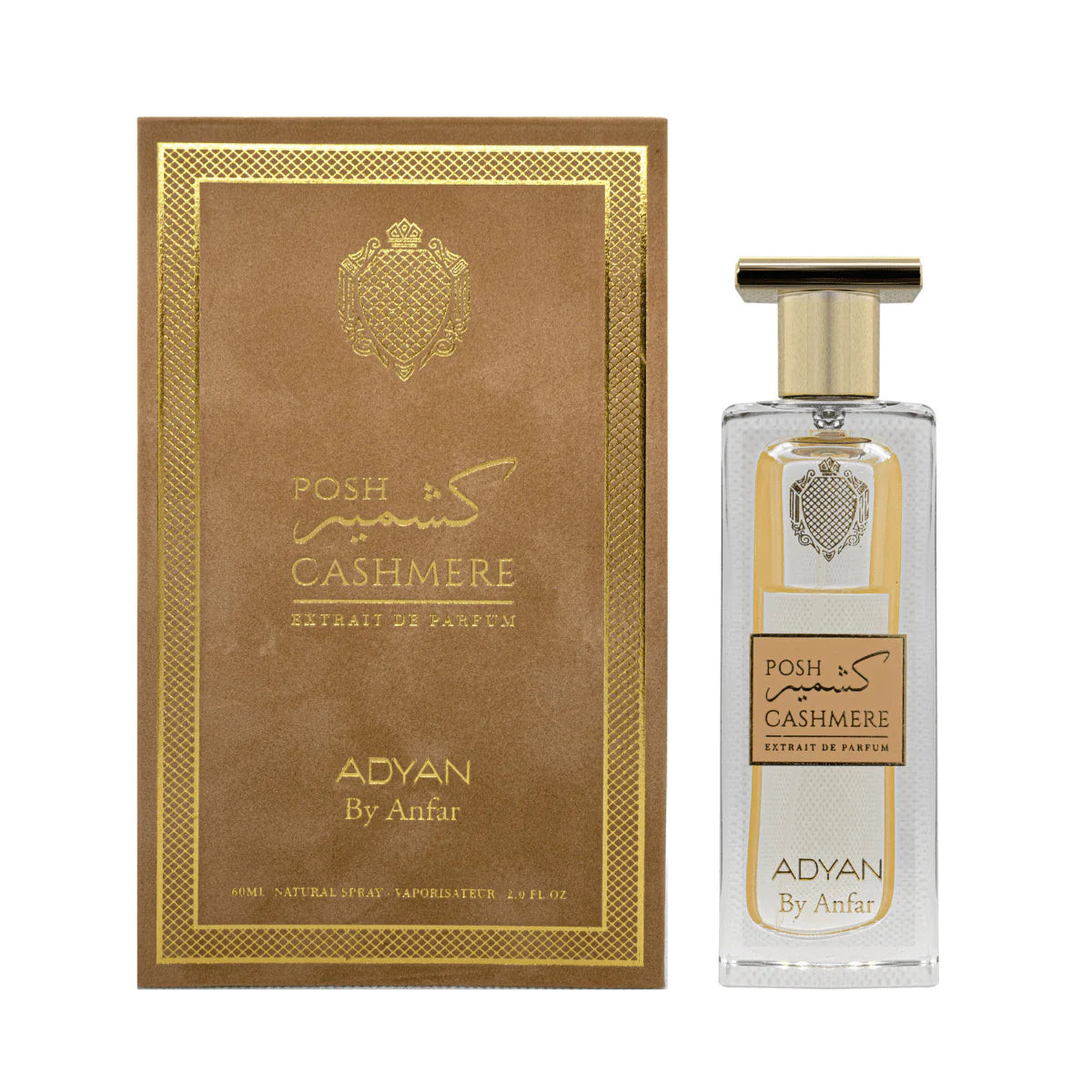 Apă de parfum Adyan, POSH CASHMERE, femei, 60ML