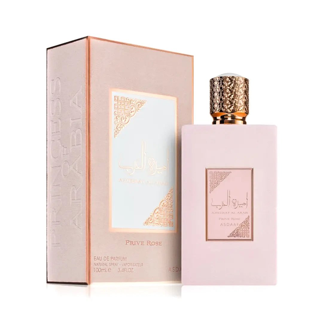 Apa de Parfum Ameerat Al Arab Prive Rose, Asdaaf, Femei - 100ml - 1 | YEO