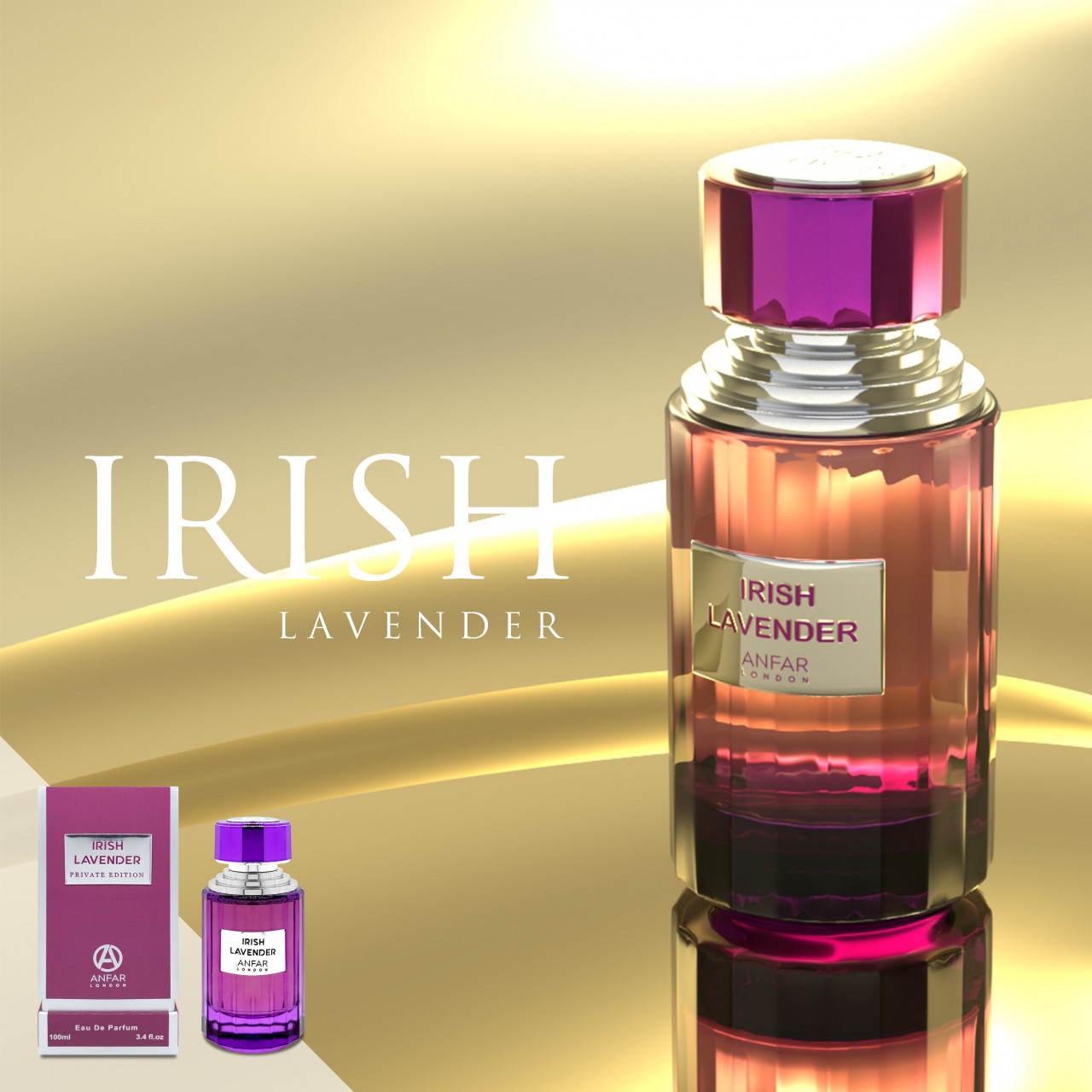 IRISH LAVENDER by ANFAR LONDON, apa de parfum, femei, 100ML - 1 | YEO