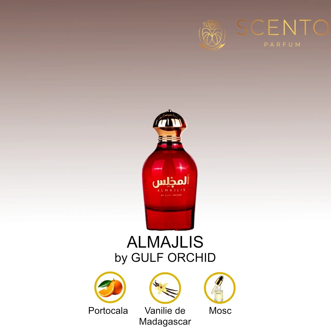 Apa de parfum Almajlis by Gulf Orchid, unisex - 110ml