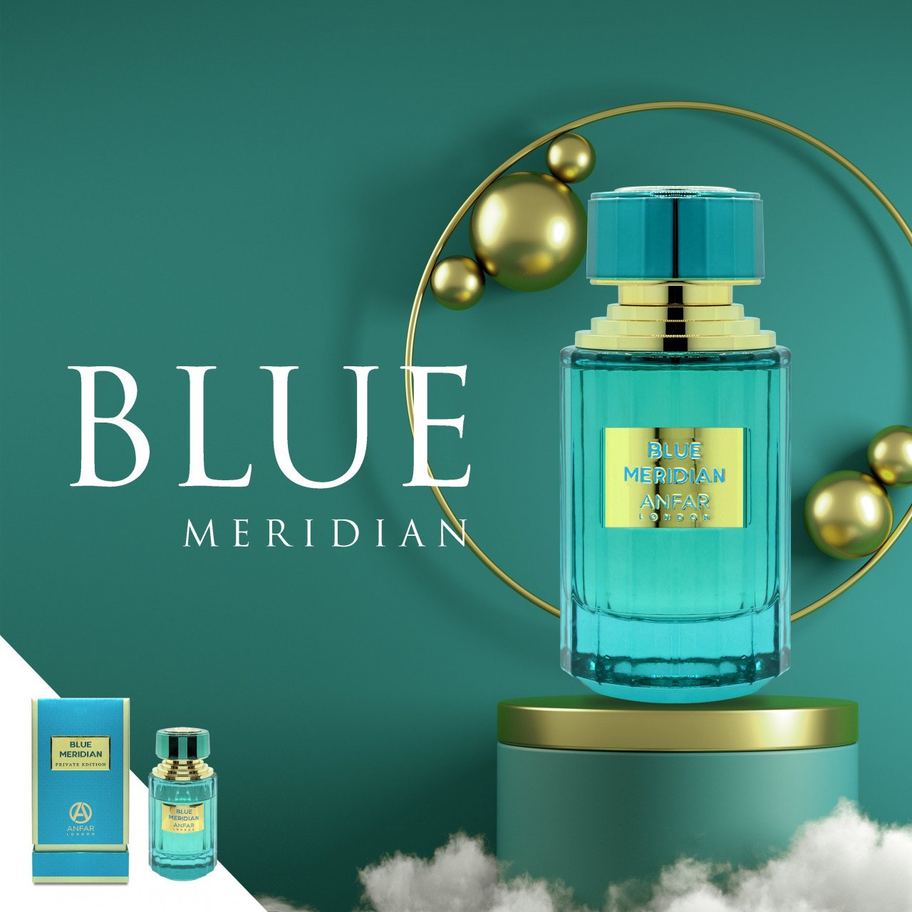 BLUE MERIDIAN by ANFAR LONDON, apa de parfum, femei, 100ML - 3 | YEO