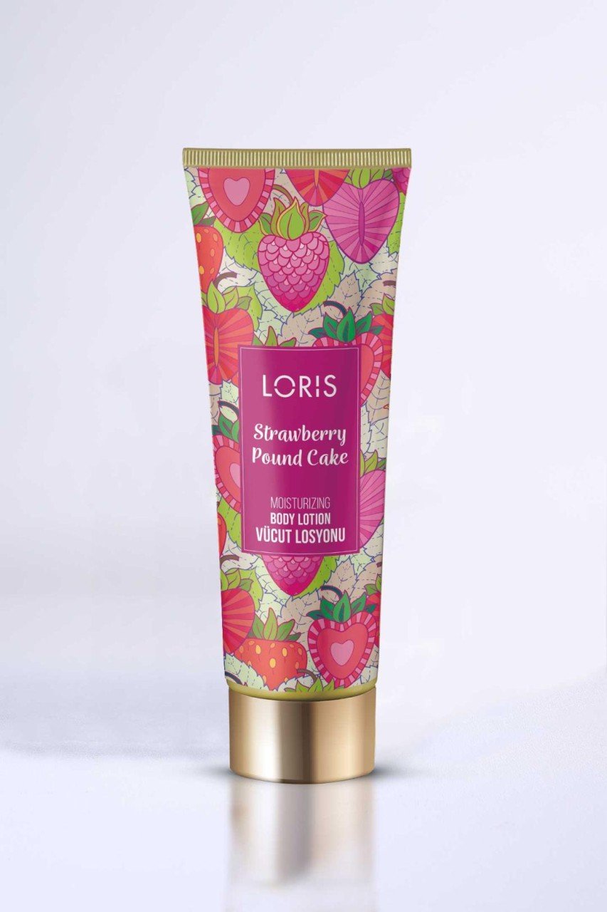 Body Lotion Strawberry pound cake by Loris- 236 ml