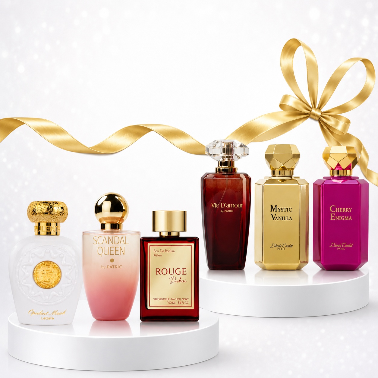 Opulent Musk + Scandal Queen + Rouge Dubai + Vie D'Amour + Mystic Vanilla + Cherry Enigma
